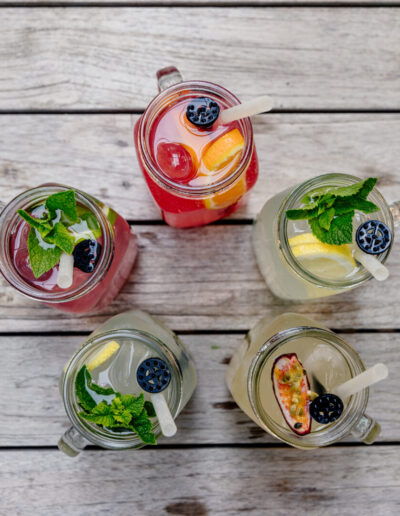 Lemonades op het terras
