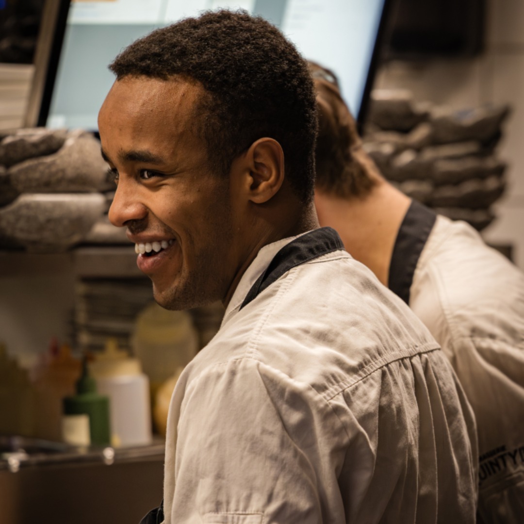 werken in de keuken op Texel